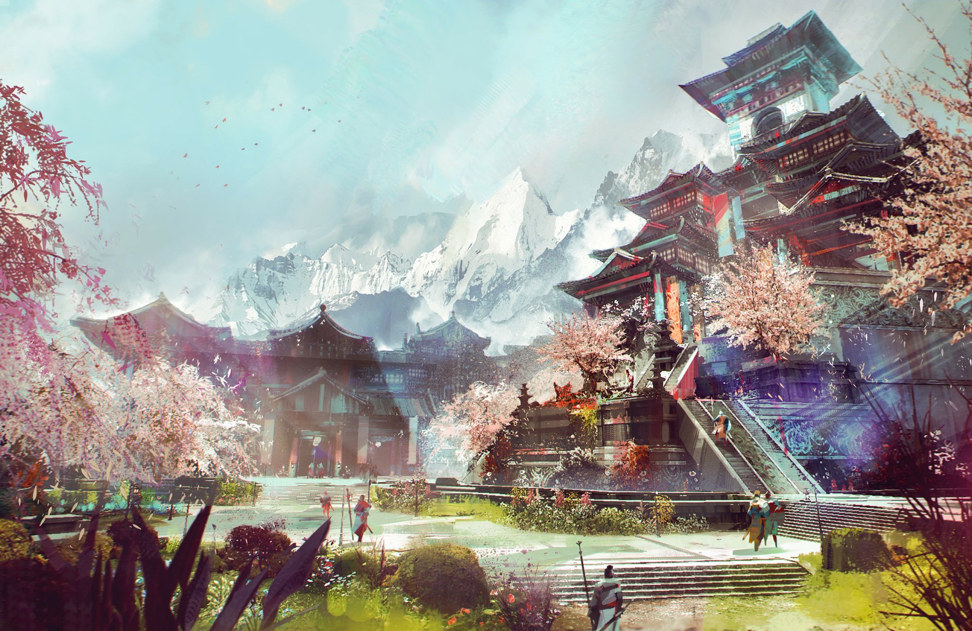 Download Video Game Guild Wars 2: End Of Dragons HD Wallpaper