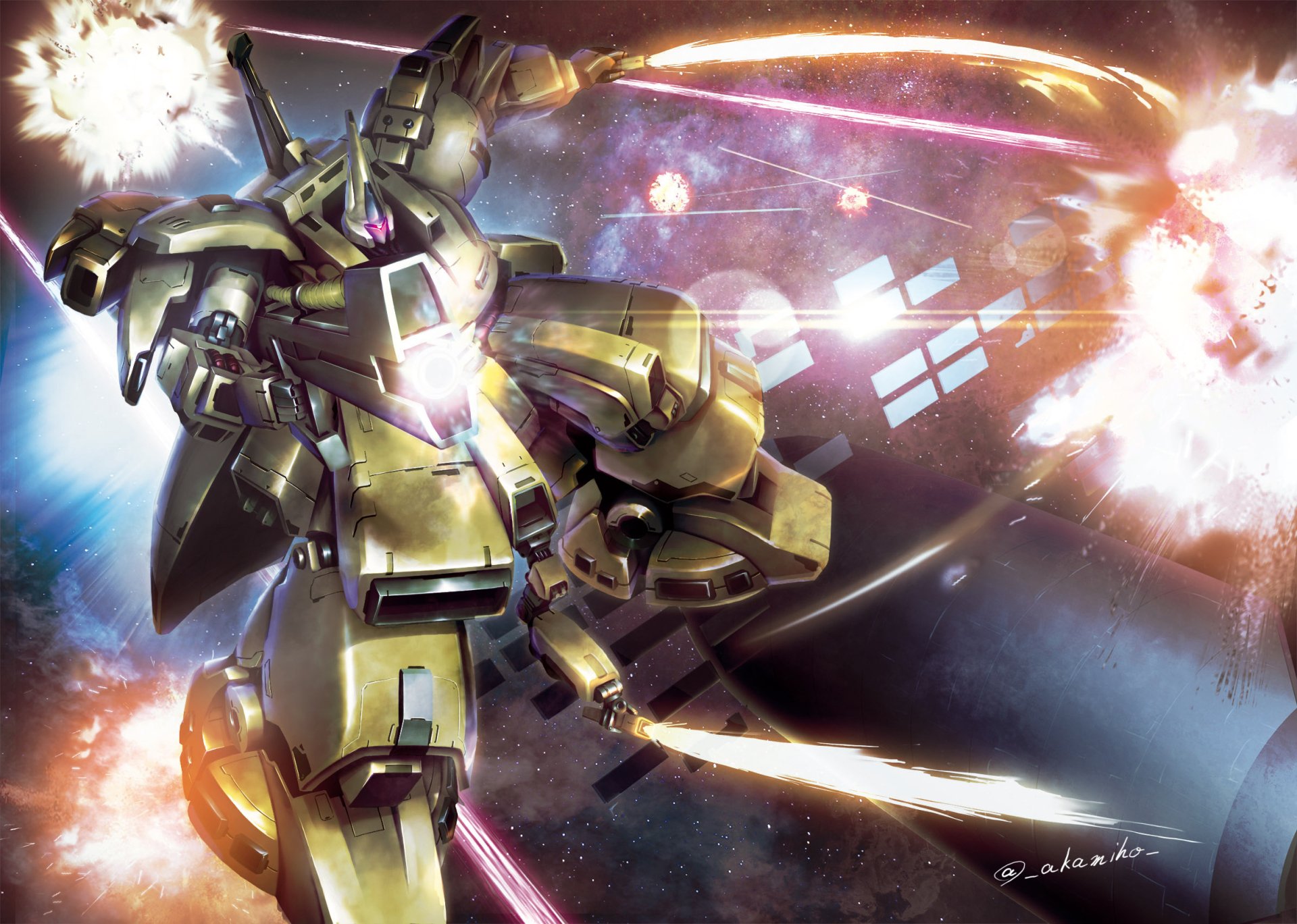 Download Anime Mobile Suit Zeta Gundam HD Wallpaper