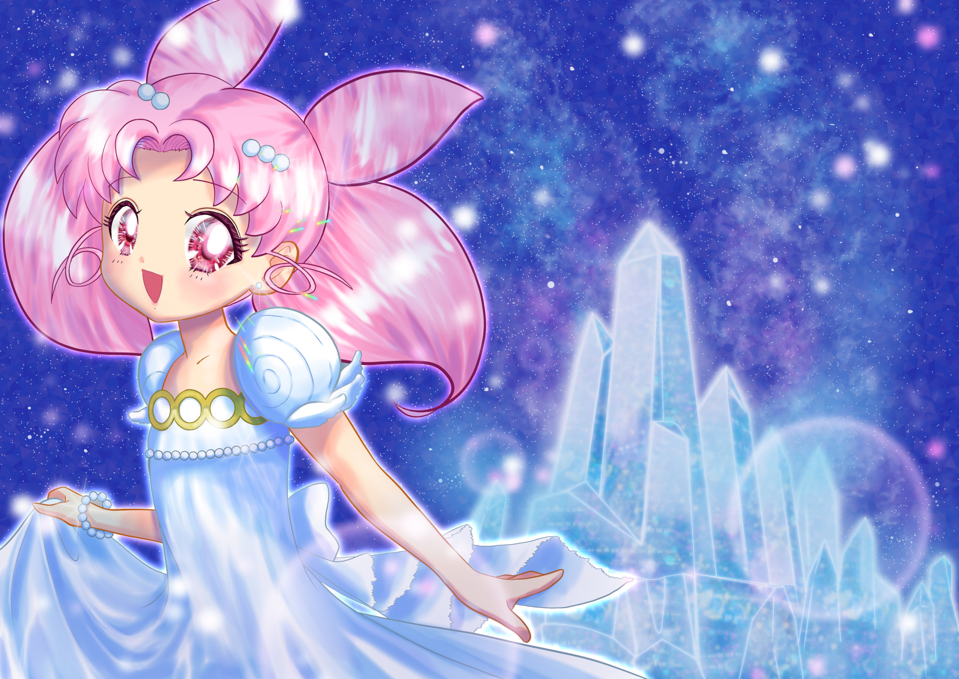 Download Chibiusa Tsukino Anime Sailor Moon HD Wallpaper