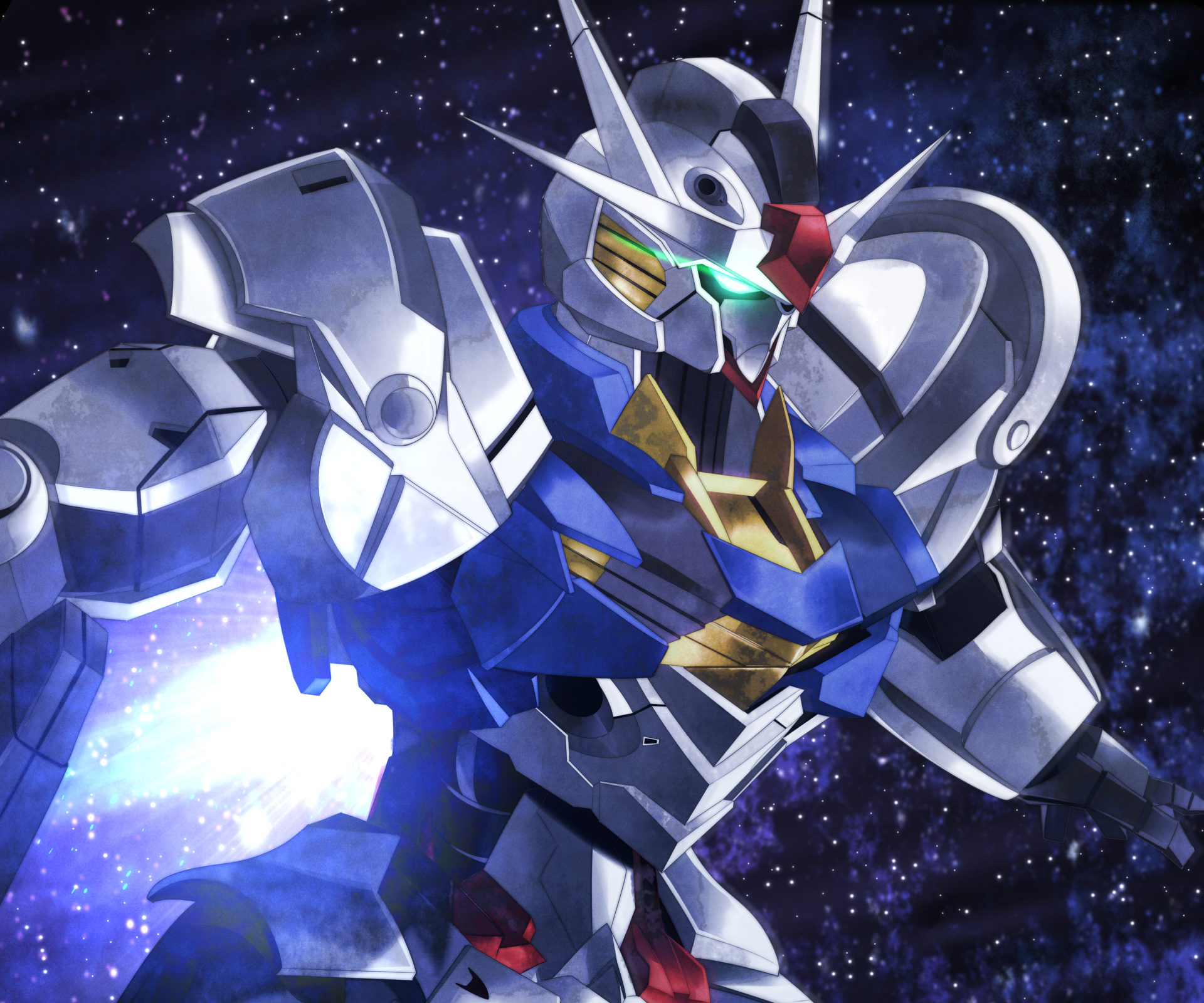 Download Anime Mobile Suit Gundam XVX-016 Gundam Aerial HD Wallpaper