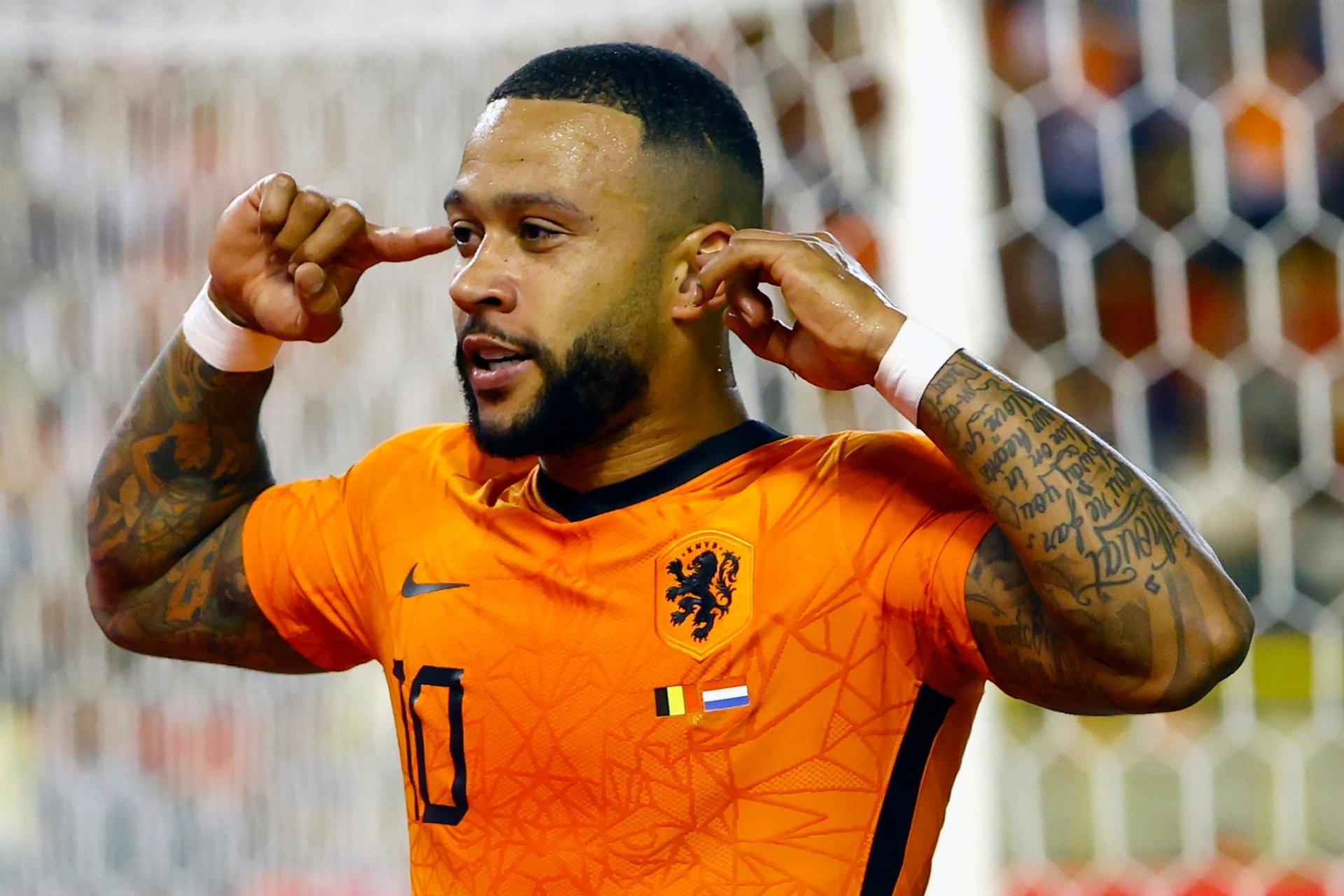 Download Netherlands National Football Team Memphis Depay Sports Hd 