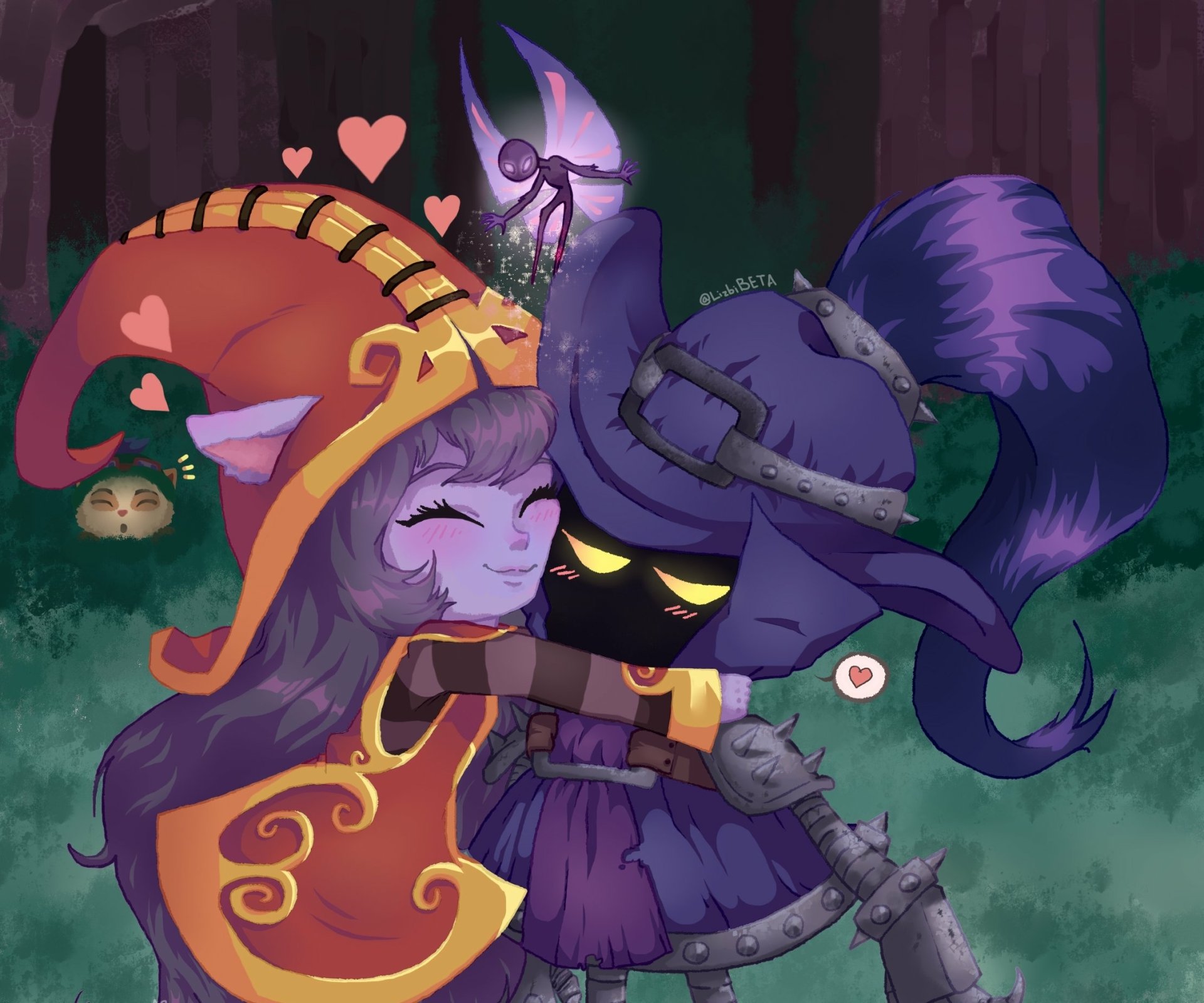 Download Lulu (League Of Legends) Veigar (League Of Legends) Video Game League Of Legends HD Wallpaper