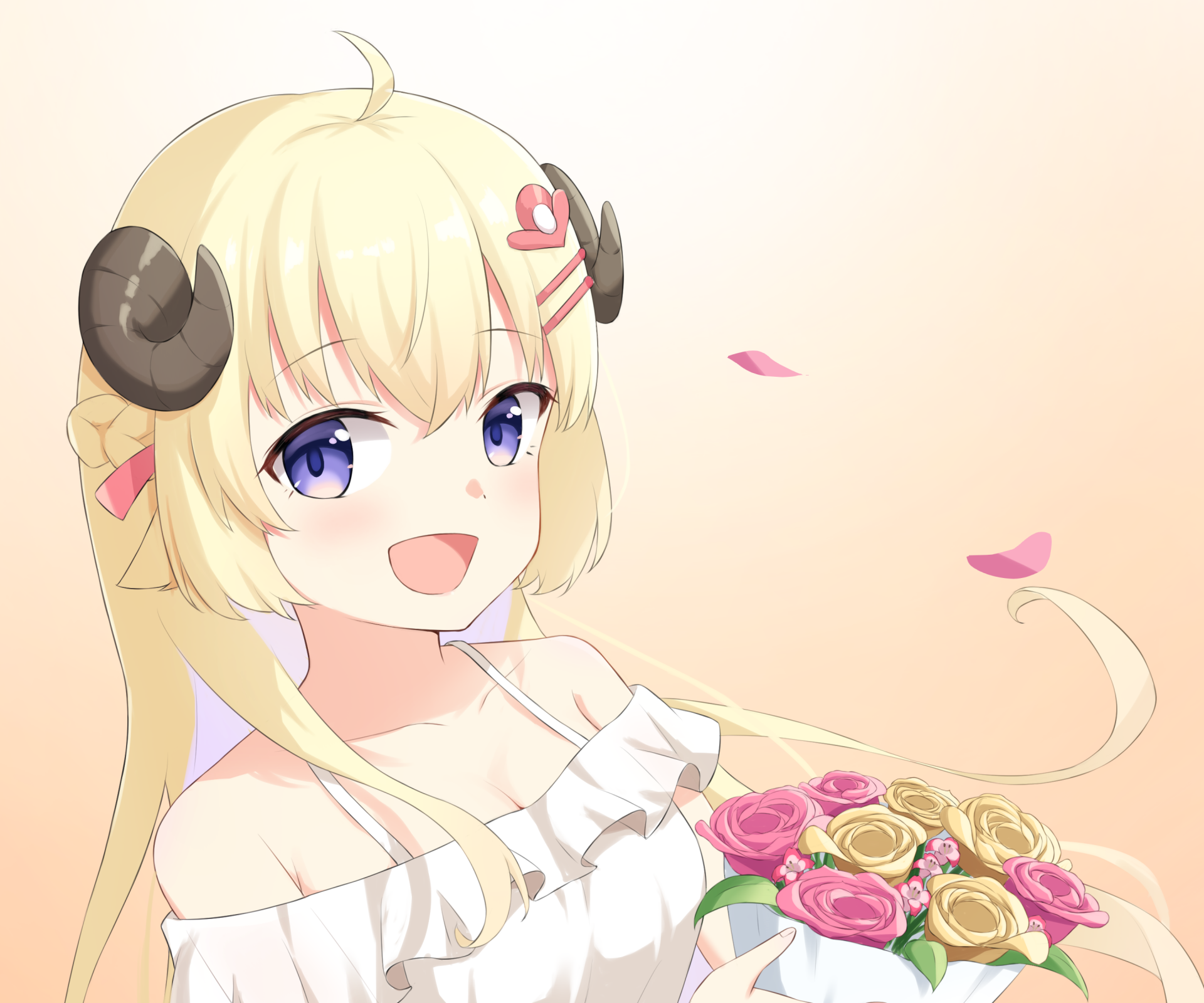 Download Hololive Tsunomaki Watame Anime Virtual Youtuber HD Wallpaper