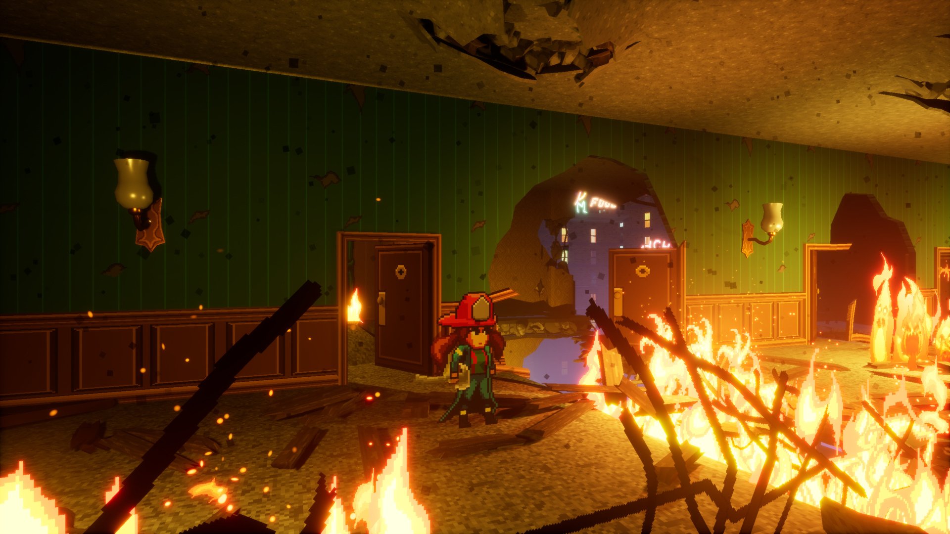Download Video Game Firegirl 4k Ultra HD Wallpaper