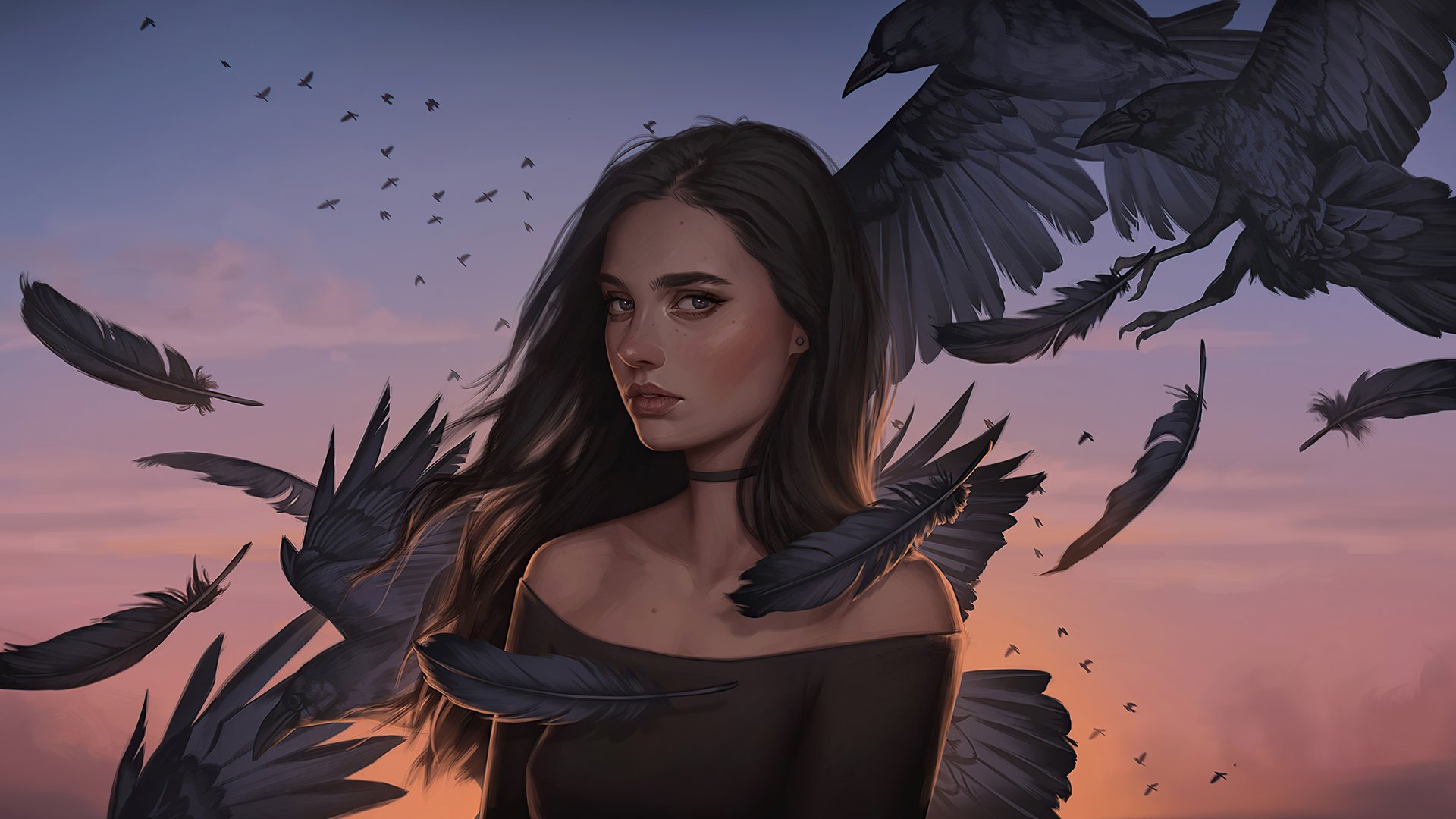 Download Woman Artistic HD Wallpaper by Fernanda Suarez