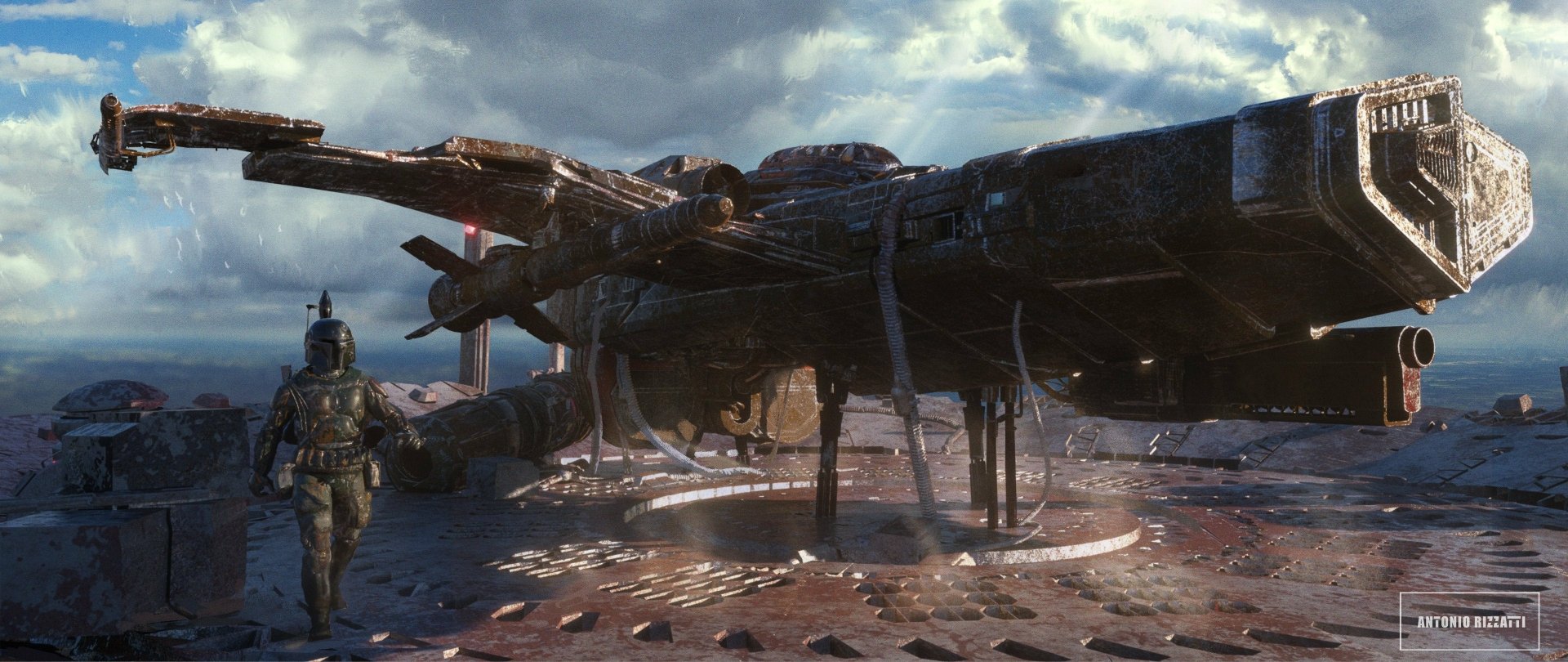 Download TV Show The Book Of Boba Fett HD Wallpaper by Antonio Rizzatti