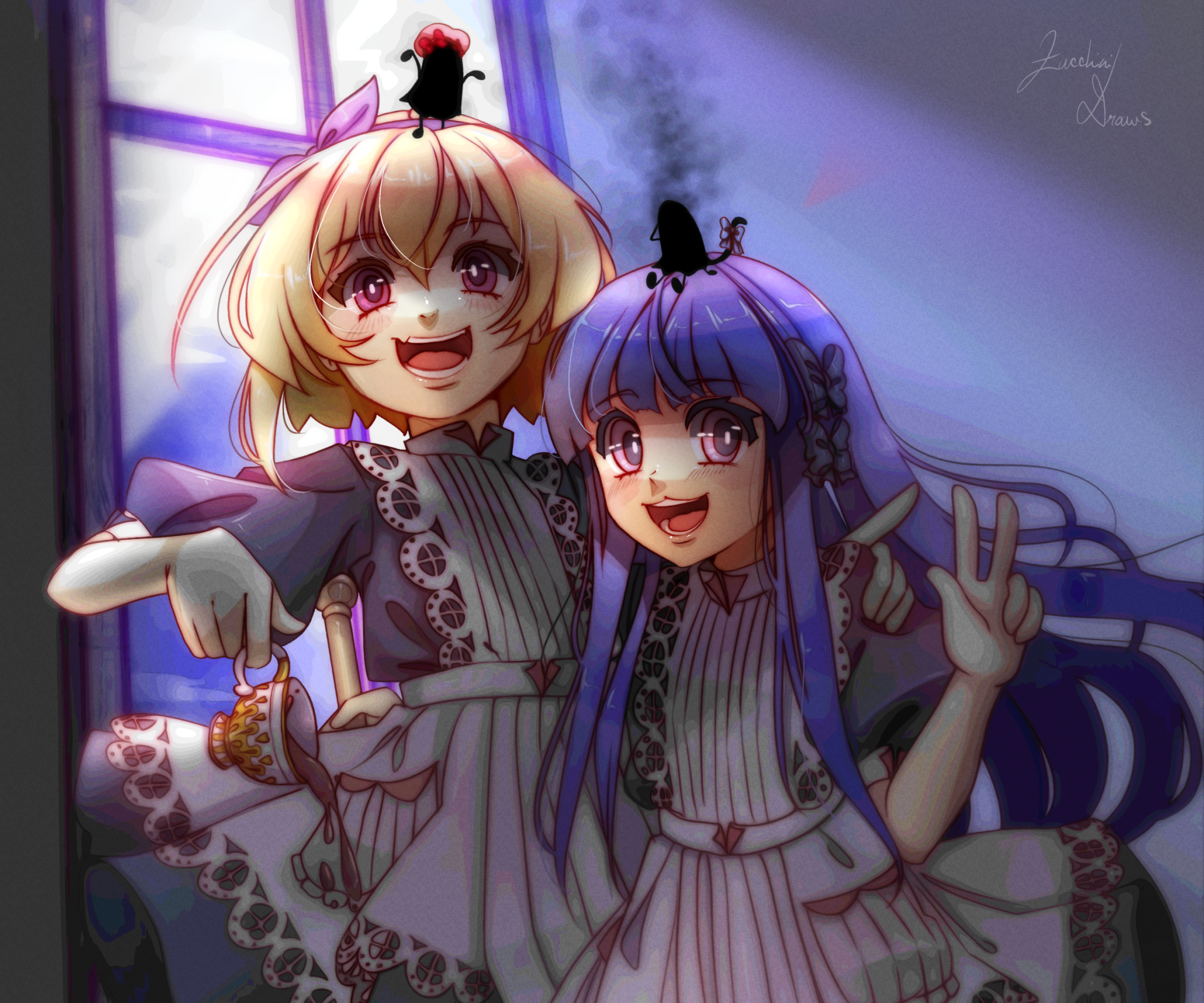 Download Anime Shadows House HD Wallpaper by ZucchiniDraws