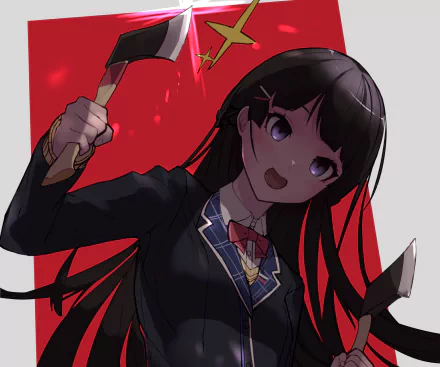 Nijisanji Tsukino Mito Anime Virtual Youtuber HD Desktop Wallpaper | Background Image