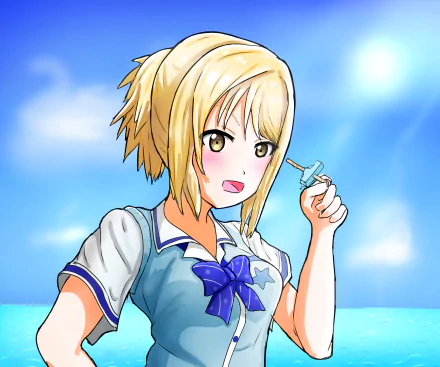 Ai Miyashita Anime Love Live! Nijigasaki High School Idol Club HD Desktop Wallpaper | Background Image