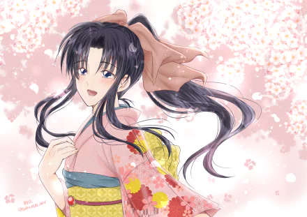 Kaoru Kamiya Anime Rurouni Kenshin HD Desktop Wallpaper | Background Image