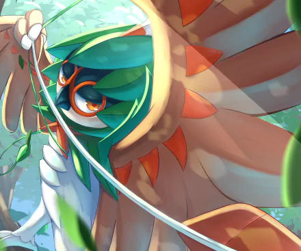 Decidueye (Pokémon) video game Pokemon HD Desktop Wallpaper | Background Image