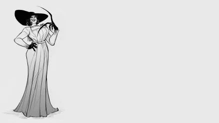 Alcina Dimitrescu video game Resident Evil Village HD Desktop Wallpaper | Background Image