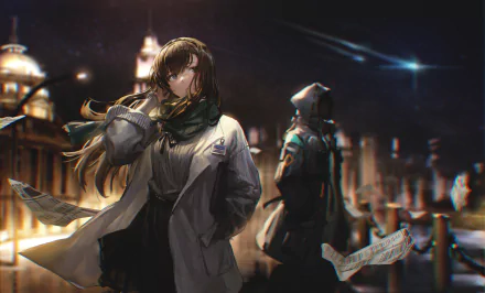 Priestess (Arknights) Doctor (Arknights) video game Arknights HD Desktop Wallpaper | Background Image