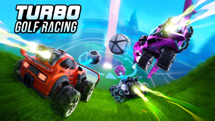 video game Turbo Golf Racing HD Desktop Wallpaper | Background Image