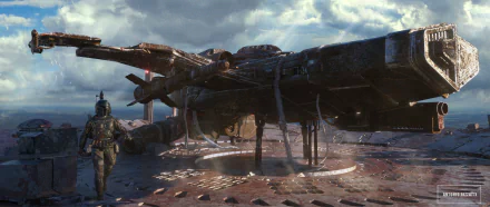 Boba Fett Bounty Hunter Spaceship - Concept Design by Antonio Rizzatti