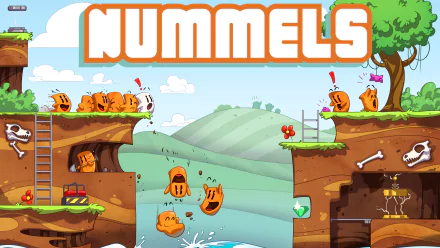 video game Nummels HD Desktop Wallpaper | Background Image