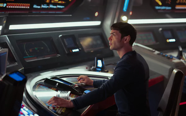 Spock Ethan Peck TV Show Star Trek: Strange New Worlds HD Desktop Wallpaper | Background Image