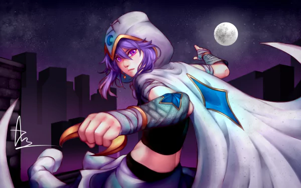 hololive Moona Hoshinova Anime Virtual Youtuber HD Desktop Wallpaper | Background Image