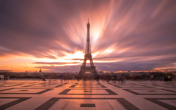 France man made Eiffel Tower HD Desktop Wallpaper | Background Image