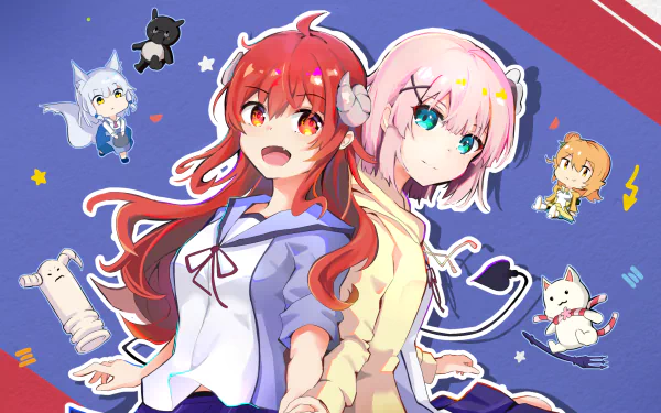 Momo Chiyoda Yuuko Yoshida Anime The Demon Girl Next Door HD Desktop Wallpaper | Background Image