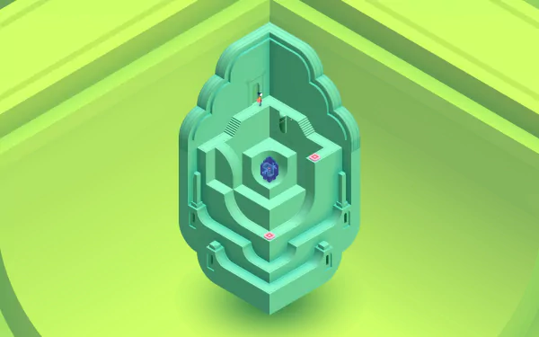 video game Monument Valley 2 HD Desktop Wallpaper | Background Image