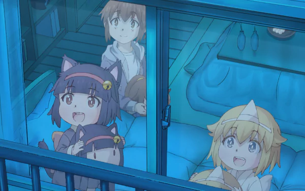 Fushihara(Miss Shachiku and the Little Baby Ghost) Yuurei-chan (Miss Shachiku and the Little Baby Ghost) Myako (Miss Shachiku and the Little Baby Ghost) Anime Miss Shachiku and the Little Baby Ghost HD Desktop Wallpaper | Background Image