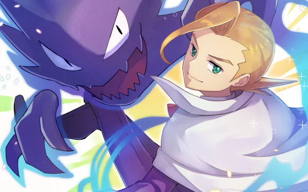 Eusine (Pokémon) Haunter (Pokémon) video game Pokémon: Gold and Silver HD Desktop Wallpaper | Background Image