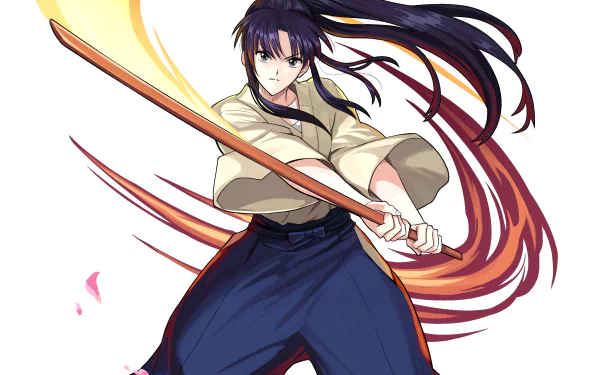 Kaoru Kamiya Anime Rurouni Kenshin HD Desktop Wallpaper | Background Image