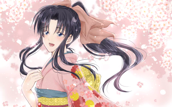 Kaoru Kamiya Anime Rurouni Kenshin HD Desktop Wallpaper | Background Image