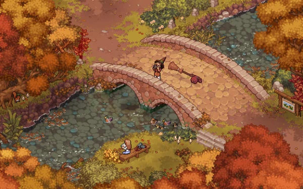 video game Witchbrook HD Desktop Wallpaper | Background Image