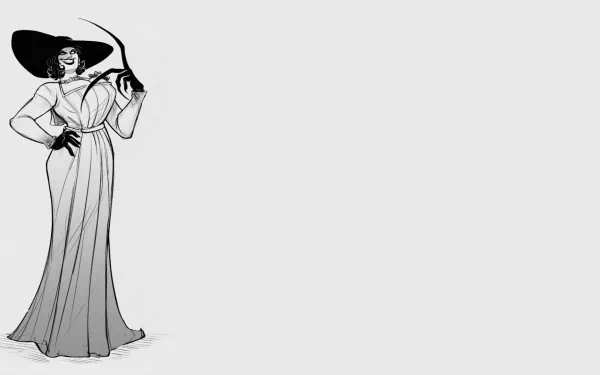 Alcina Dimitrescu video game Resident Evil Village HD Desktop Wallpaper | Background Image