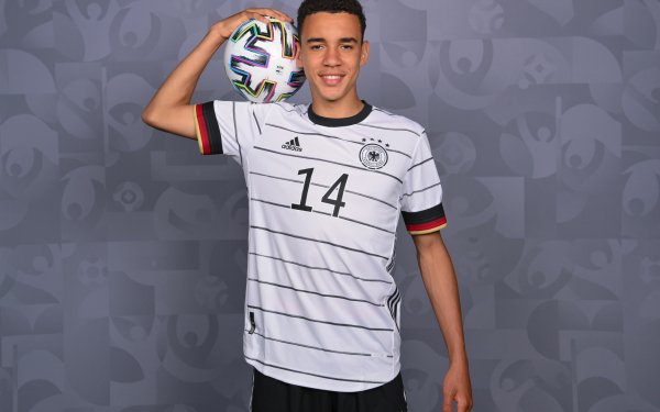 Sports Jamal Musiala Soccer Player Germany National Football Team HD Wallpaper | Background Image