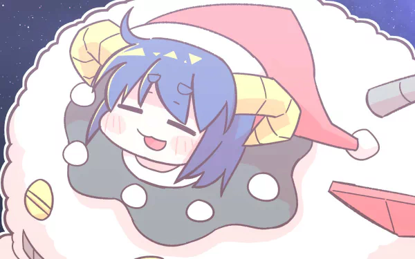 Doremy Sweet (Touhou) video game Kubinashi Recollection HD Desktop Wallpaper | Background Image