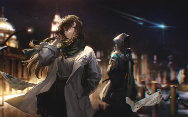Priestess (Arknights) Doctor (Arknights) video game Arknights HD Desktop Wallpaper | Background Image