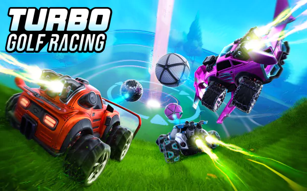 video game Turbo Golf Racing HD Desktop Wallpaper | Background Image