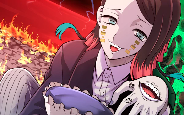 Enmu (Demon Slayer) Anime Demon Slayer: Kimetsu no Yaiba HD Desktop Wallpaper | Background Image