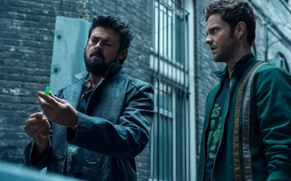 Hughie Campbell Jack Quaid Billy Butcher Karl Urban TV Show The Boys (2019) HD Desktop Wallpaper | Background Image