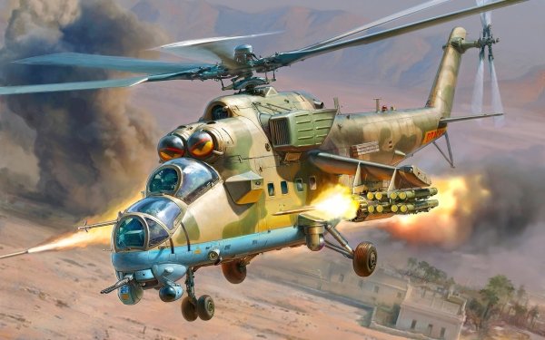 Military Mil Mi-35 Military Helicopters HD Wallpaper | Background Image