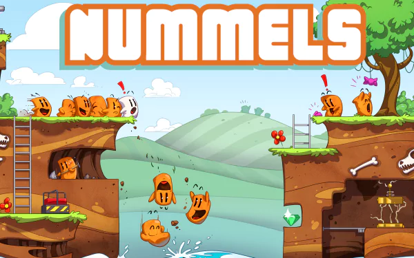 video game Nummels HD Desktop Wallpaper | Background Image