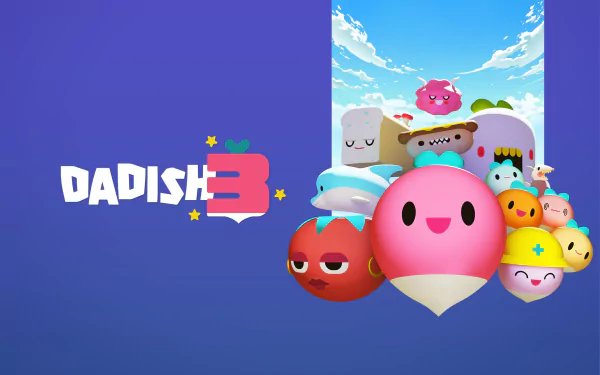 video game Dadish 3 HD Desktop Wallpaper | Background Image