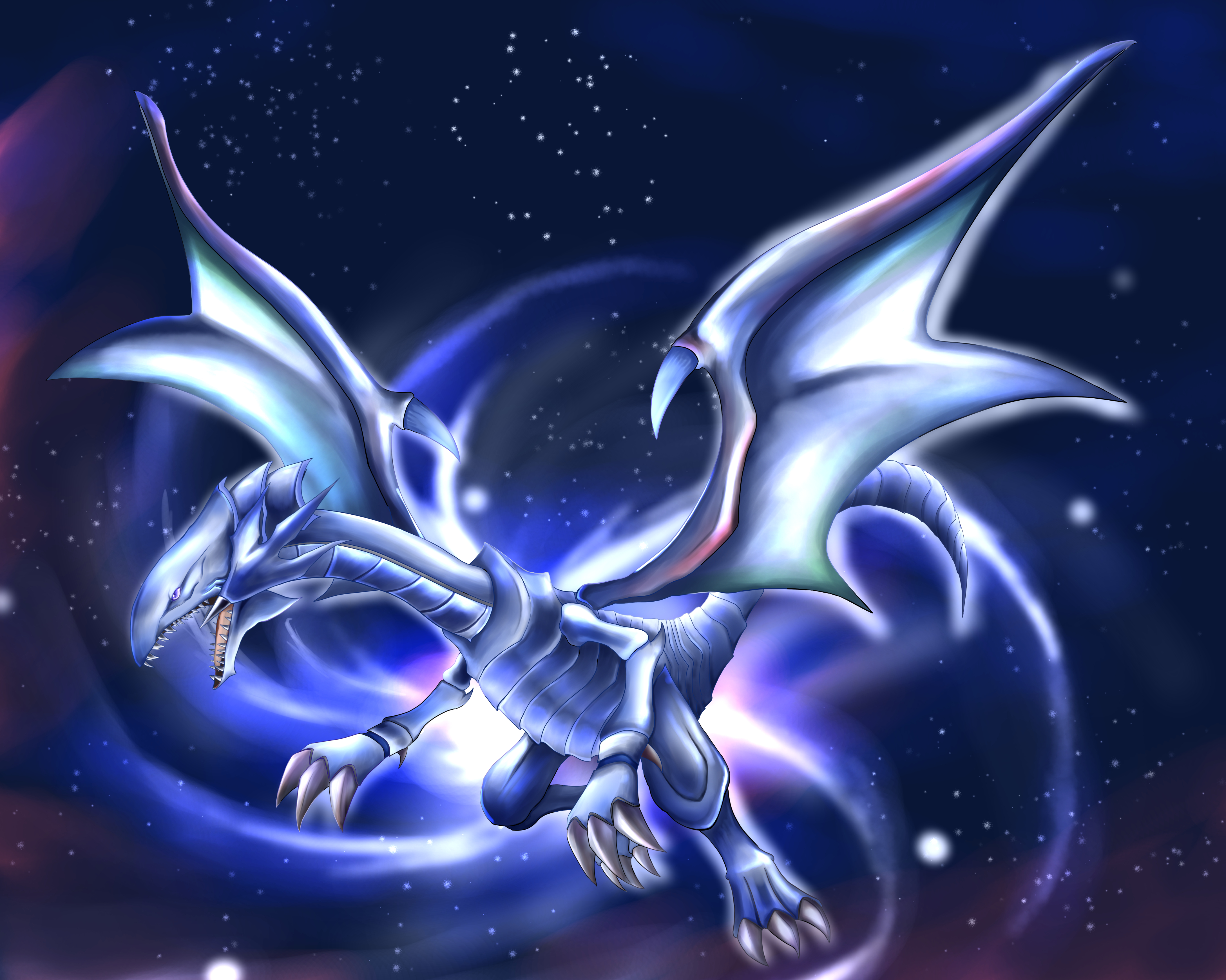 10+ Blue-Eyes White Dragon HD Wallpapers and Backgrounds
