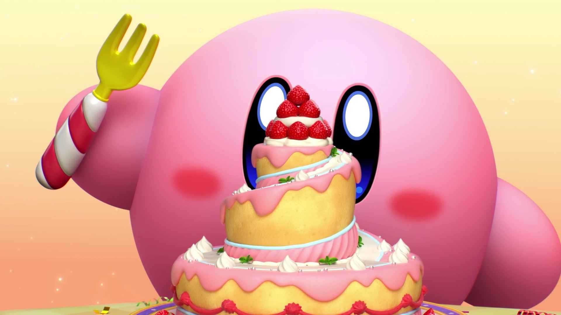Video Game Kirby's Dream Buffet HD Wallpaper | Background Image