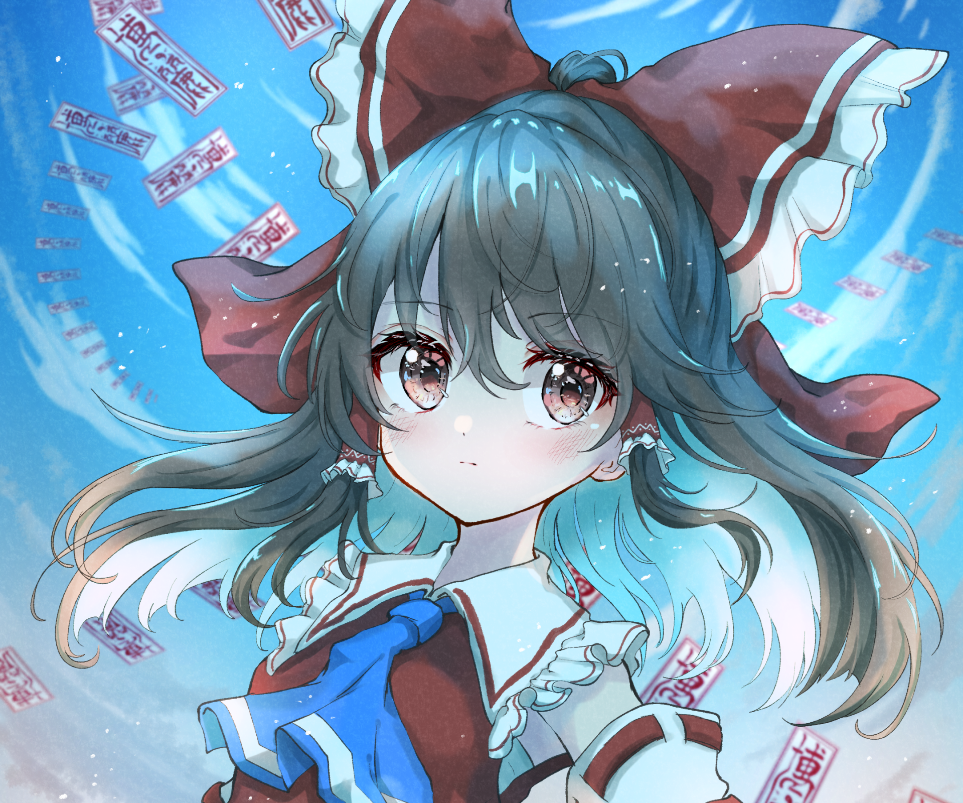 Download Reimu Hakurei Anime Touhou HD Wallpaper