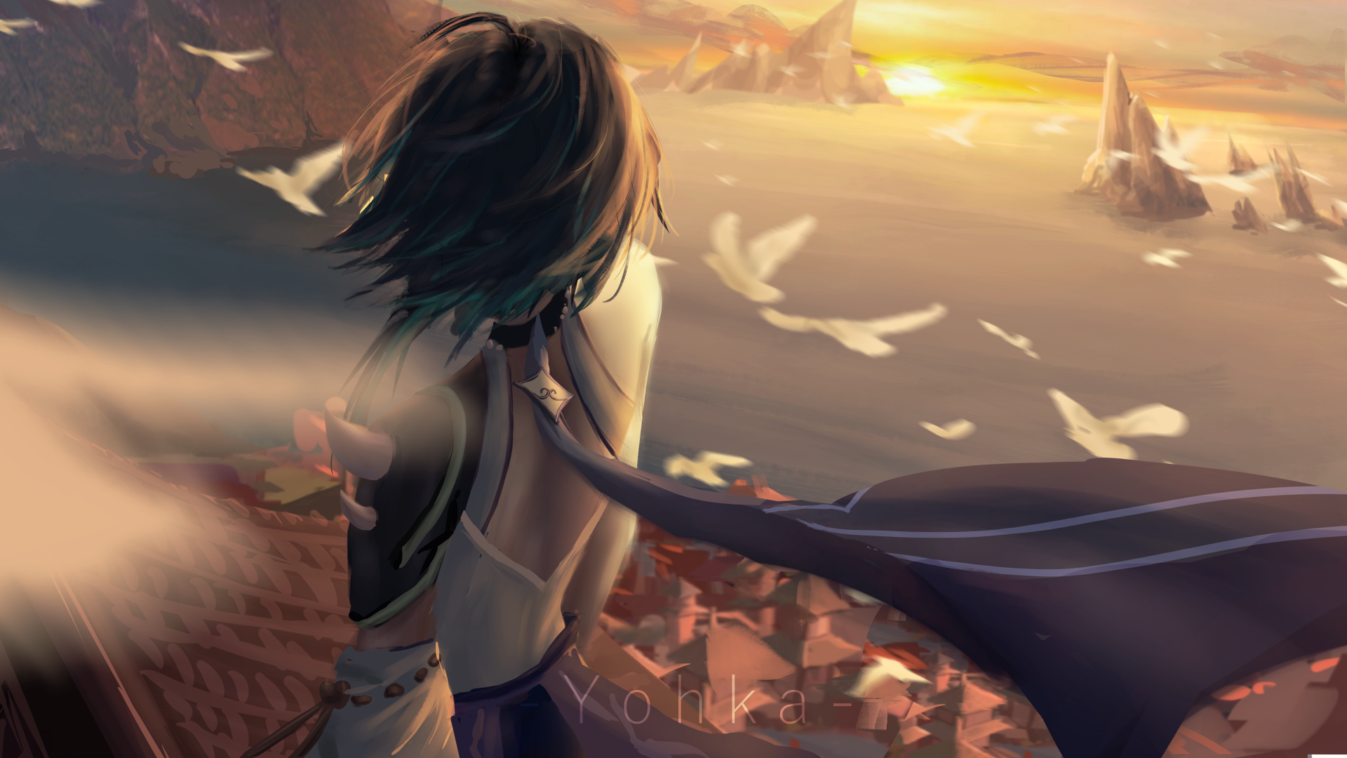 Download Xiao (Genshin Impact) Video Game Genshin Impact HD Wallpaper by yohka