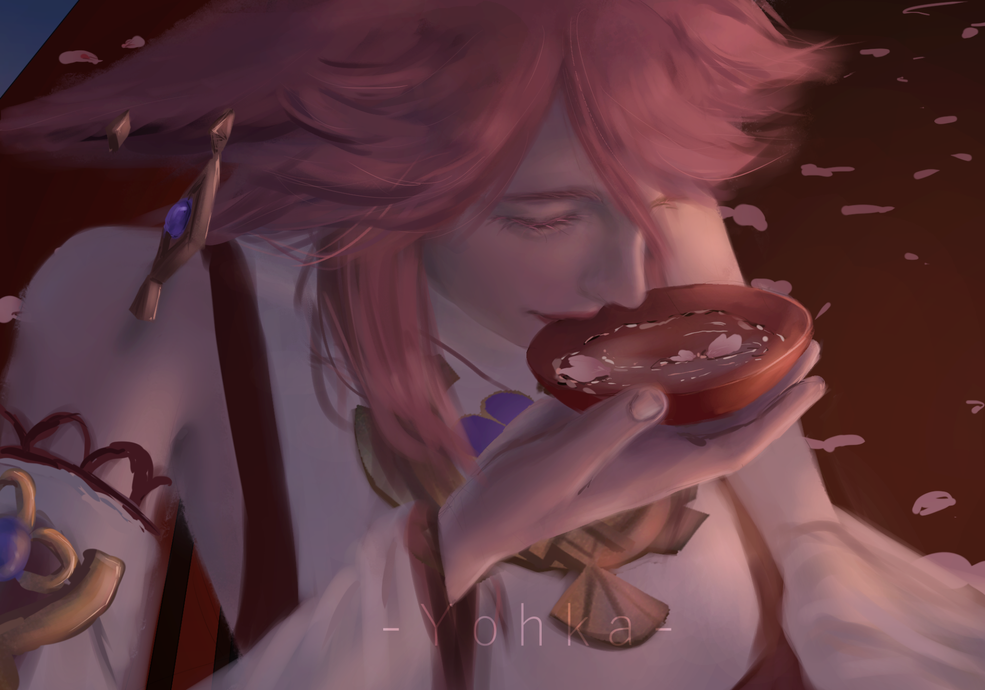 Download Yae Miko Guuji (Genshin Impact) Video Game Genshin Impact HD Wallpaper by yohka