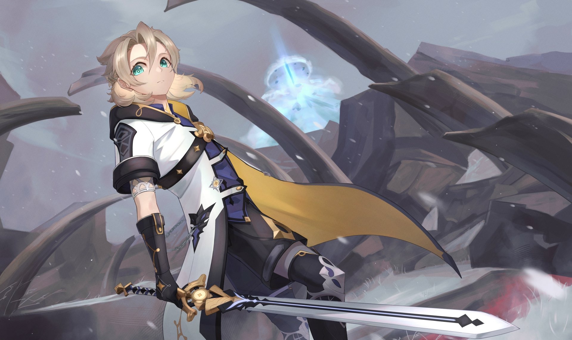 Download Albedo (Genshin Impact) Video Game Genshin Impact 4k Ultra HD Wallpaper by Tatty