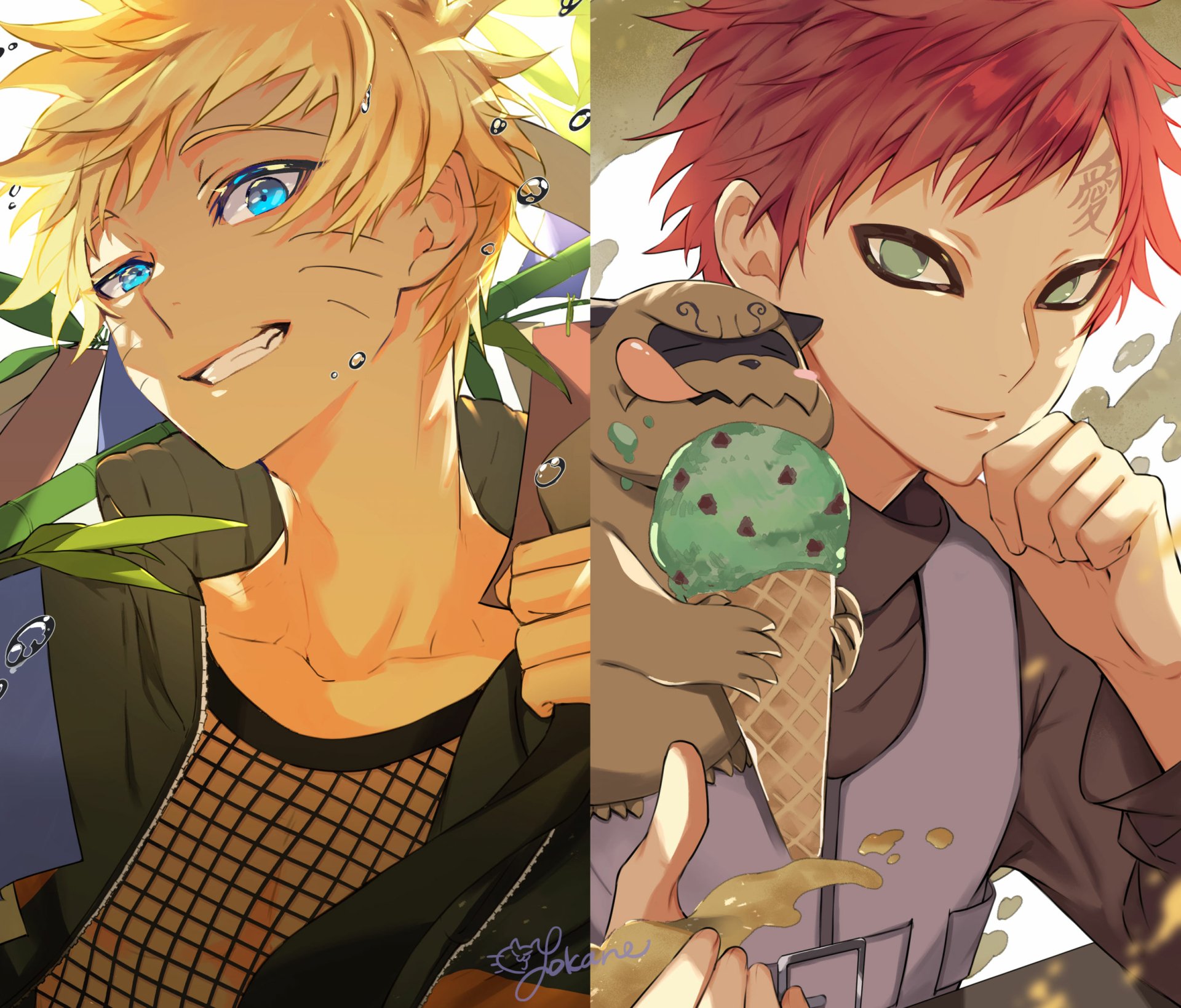 Download Naruto Uzumaki Gaara (Naruto) Anime Naruto HD Wallpaper by Yokane