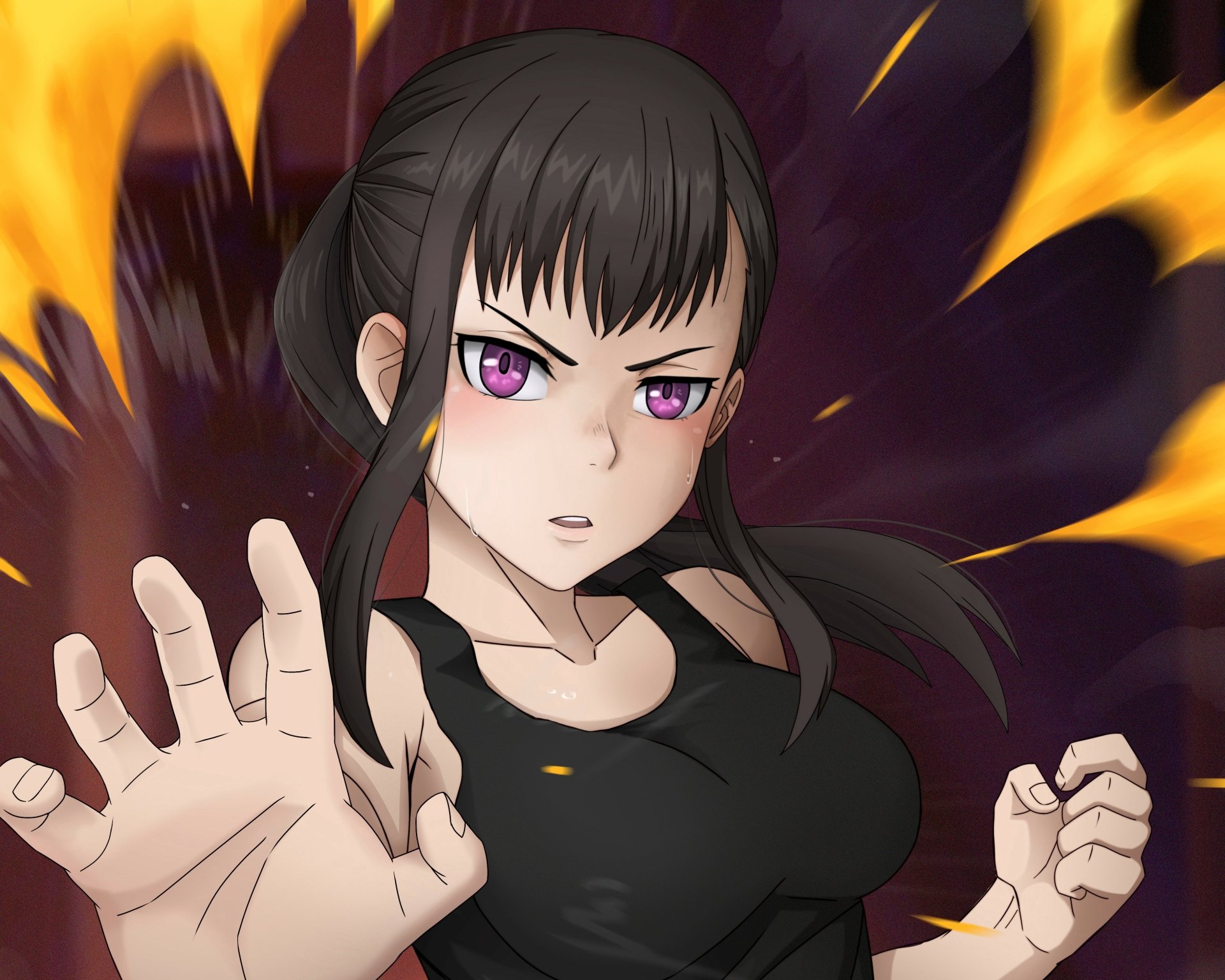 Download Maki Oze Anime Fire Force 4k Ultra Hd Wallpaper By Ics 8478