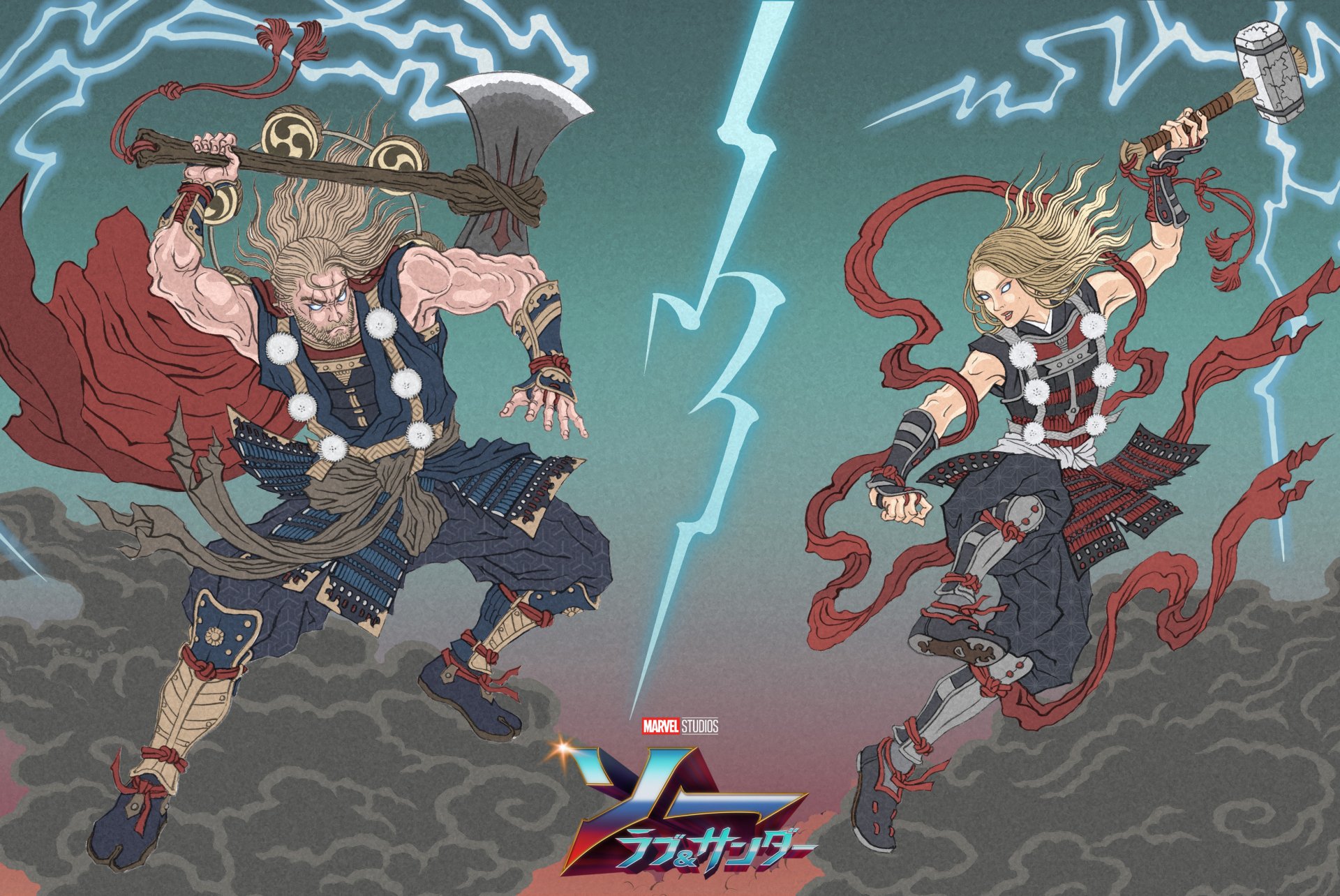 Download Lady Thor Thor Movie Thor: Love And Thunder HD Wallpaper