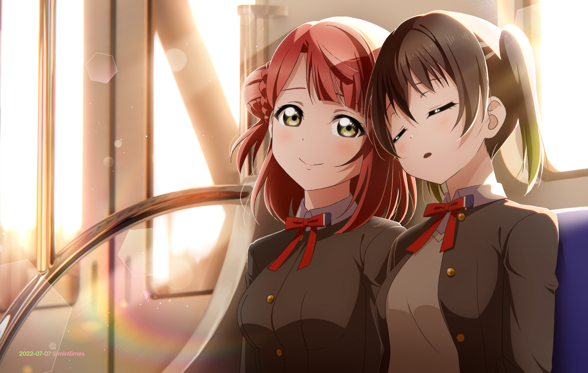 Download Ayumu Uehara Yu Takasaki Anime Love Live! Nijigasaki High School Idol Club HD Wallpaper